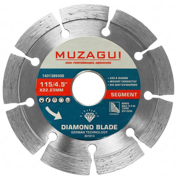 Disco Diamantado Segmentado 4 1/2" (115 x 22mm)