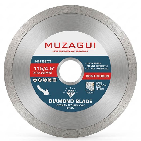 Disco Diamantado Continuo 4 1/2" (115 x 22mm)